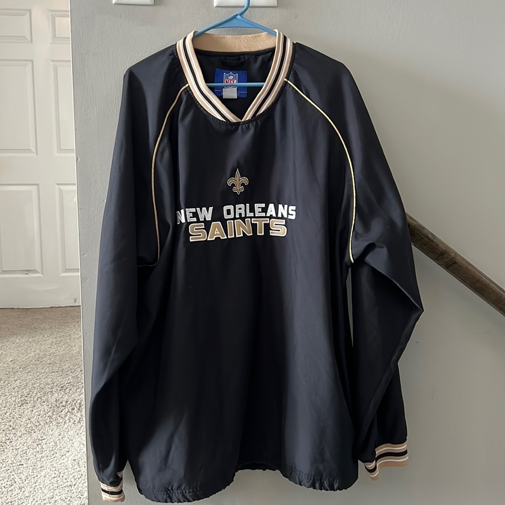 Mens New Orleans saints vintage pullover